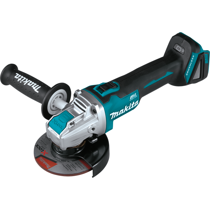 Makita (XAG25Z-R) 18V LXT® Brushless 4‑1/2” / 5" X‑LOCK Angle Grinder, with AFT® (Tool Only) (Factory Reconditioned)