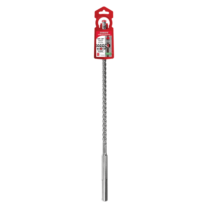 Diablo | 1/2" x 16" x 21" Rebar Demon™ SDS - Max 4 - Cutter Full Carbide Head Hammer Drill Bit - Pacific Power Tools