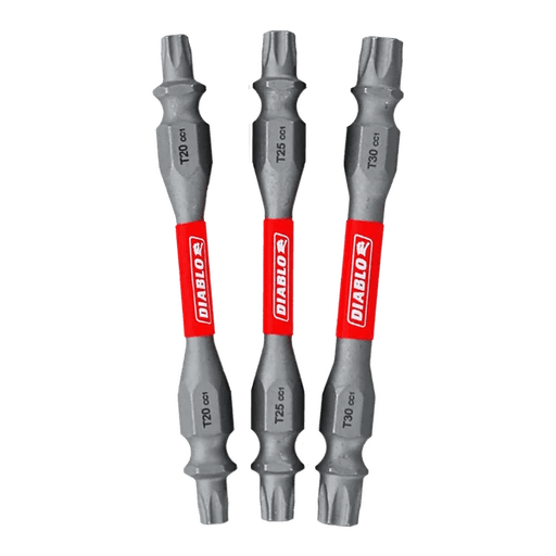 Diablo | 2 - 1/2" Double - Ended Torx Drive Bits (3 - Piece) - Pacific Power Tools