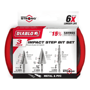 Diablo | 3 pc Impact Step Drill Bit Set (3 - Piece) - Pacific Power Tools