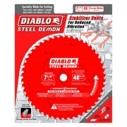 Diablo | 7 - 1/4" x 48 - Teeth Steel Demon™ Cermet II Saw Blade for Medium Metal - Pacific Power Tools