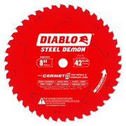 Diablo | 8" x 42 - Teeth Steel Demon™ Cermet II Saw Blade for Thick Metal - Pacific Power Tools