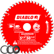Diablo (D053850NMX) 5 - 3/8" x 50 - Teeth Saw Blade for Medium Aluminum - Pacific Power Tools