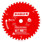 Diablo (D0641A) 6-1/2" x 40-Teeth Finish Trim Saw Blade for Wood