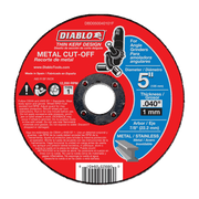 Diablo (DBD050040110F) 5" Thin Kerf Metal Cut - Off Discs (10 - pc) - Pacific Power Tools