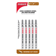 Diablo (DJT101BR5) 4" 10TPI High Carbon Steel Jig Saw Blades for Wood (5 - Pack) - Pacific Power Tools