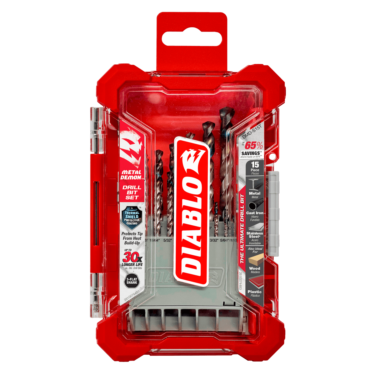 Metal Demon™ Drill Bits Set for Mild, Hardened and Stainless