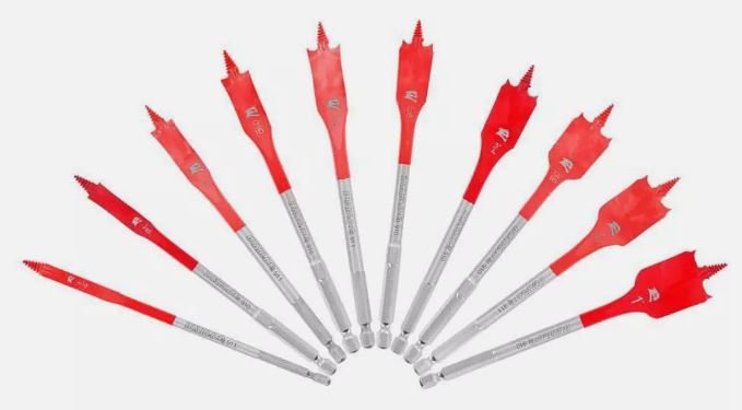 Diablo (DSP2940 - S10) Spade Bit Set For Wood (10 - Piece) - Pacific Power Tools