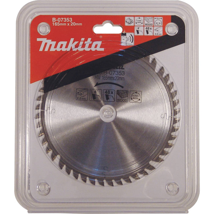 Makita (B-07353) 6-1/2" 48T Carbide-Tipped Plunge Saw Blade