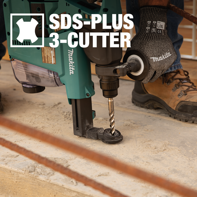 Makita (B-61298) 5 Pc. SDS-PLUS Bit Set, 3-Cutter