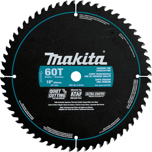 Makita (A-94764) 10" 60T Ultra-Coated Miter Saw Blade