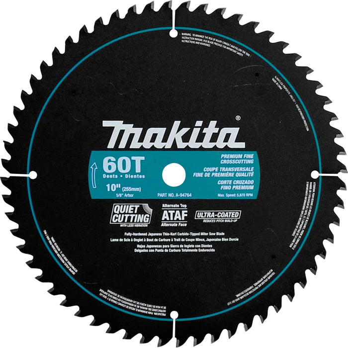 Makita (A-94764) 10" 60T Ultra-Coated Miter Saw Blade