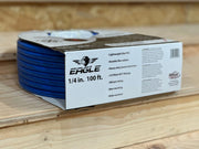 Eagle | Hybri-Flex 1/4" x 100' Air Hose w/ 1/4" MNPT Fittings - Pacific Power Tools