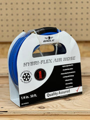 Eagle | Hybri-Flex 1/4" x 50' Air Hose w/ 1/4" MNPT Fittings - Pacific Power Tools