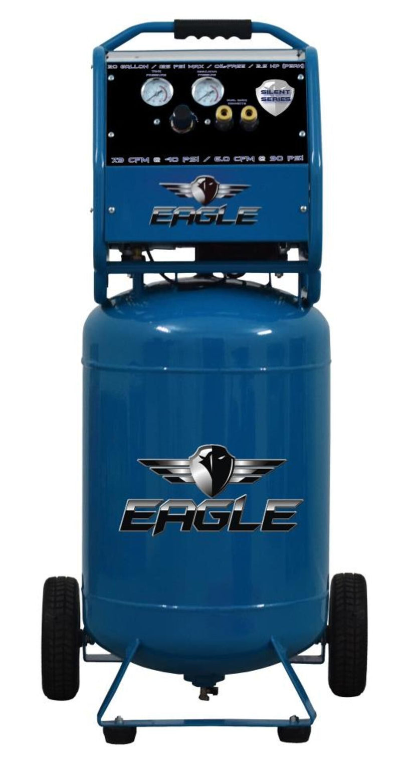 Eagle | Silent Series 2-HP 20-Gallon Air Compressor - Pacific Power Tools