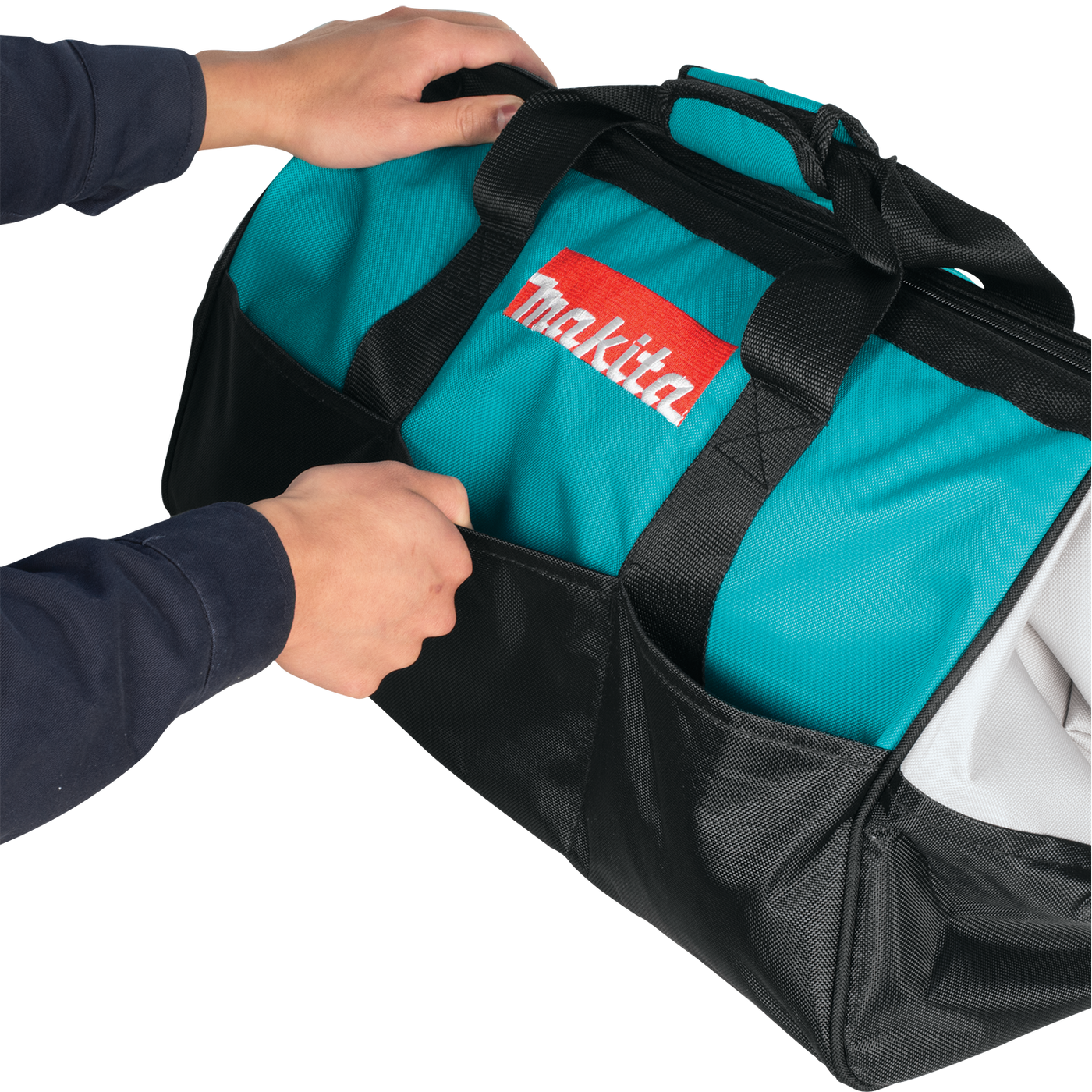 Borsa Per Attrezzi Makita 831271-6 Da 21 Pollici – Tessuto Industriale, 10 Tasche, Cerniera Resistente, Per Cantieri E Professionisti