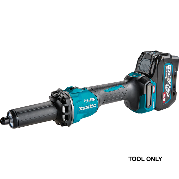Makita (GDG01Z) 40V max XGT® Brushless 1/4" Slide Switch Die Grinder, Variable Speed, with Electric Brake (Tool Only)