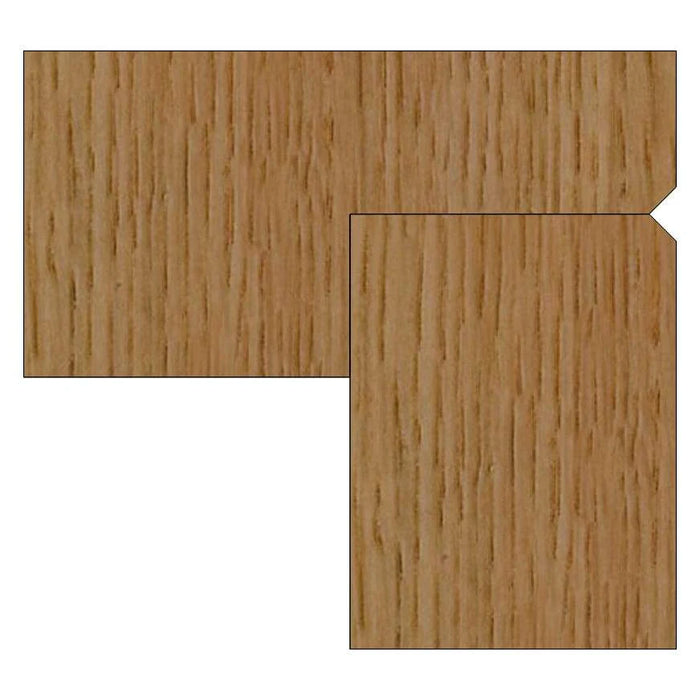 Whiteside (2425) VGROOVE FLUSHTRIM, 1/2CD 1/4SH