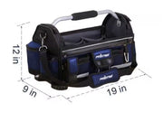 Frontier | 19 in. Open Tote Tool Bag with Rotating Handle - Pacific Power Tools