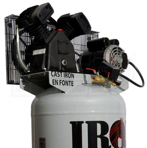 Iron Horse | 3.2-HP 60-Gallon Single-Stage Air Compressor (208/230V 1-Phase) - Pacific Power Tools