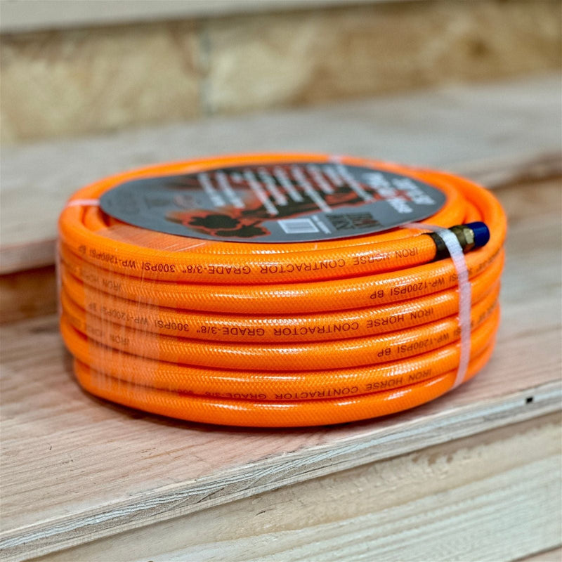 Iron Horse | 3/8" x 50' PVC Orange Air Hose - Pacific Power Tools
