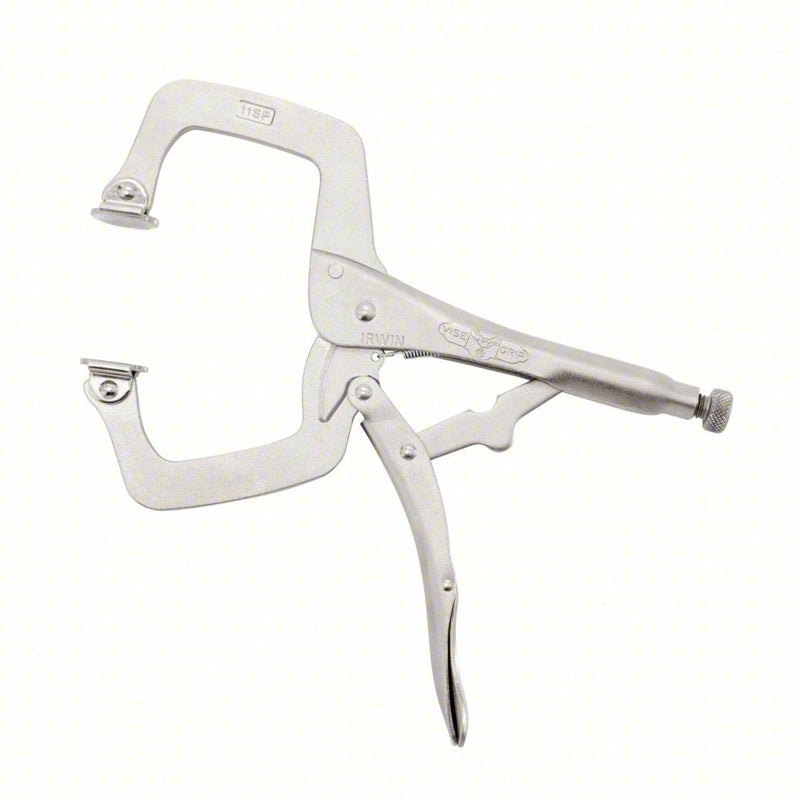 IRWIN | VISE-GRIP® 11" Locking C-Clamp w/ Swivel Pad - Pacific Power Tools
