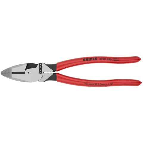 KNIPEX (09 01 240 SBA) 9 - 1/2" High Leverage Lineman's Pliers New England Head - Pacific Power Tools