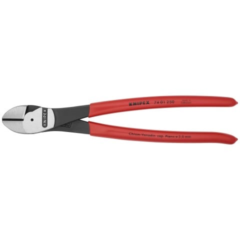 KNIPEX (74 01 250 SBA) 10" High Leverage Diagonal Cutters - Pacific Power Tools