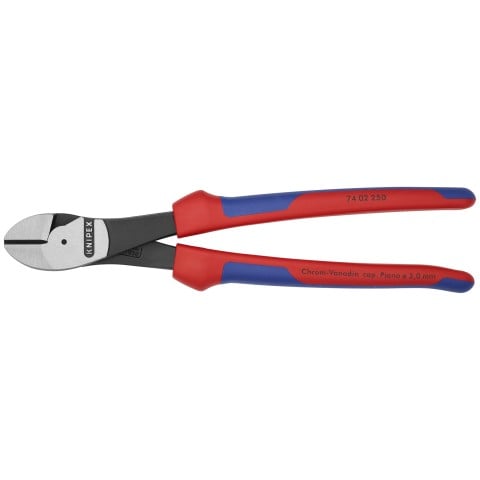 KNIPEX (74 02 250 SBA) 10" High Leverage Diagonal Cutters - Pacific Power Tools