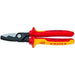 KNIPEX (95 18 200 SBA) 8" Cable Shears - Twin Cutting Edges - 1000V Insulated - Pacific Power Tools