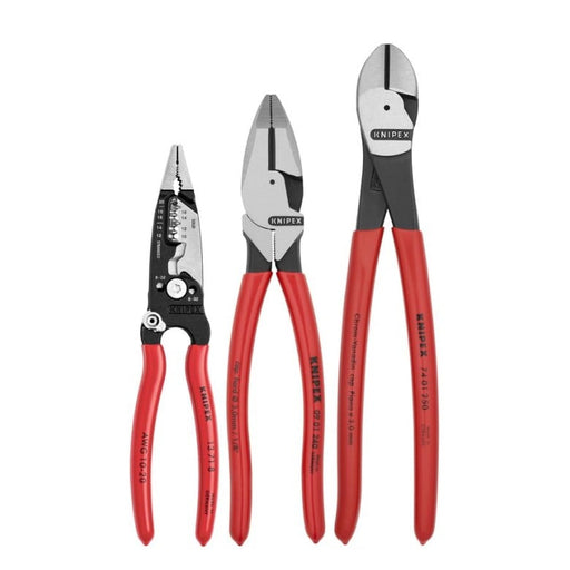 Knipex (9K 00 80 158 US) 3 Pc Electrical Set - Pacific Power Tools