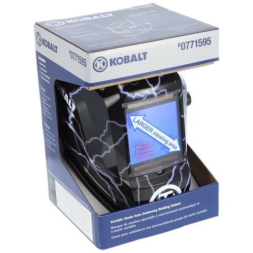Kobalt | Variable Shade Auto Darkening Welding Helmet - Pacific Power Tools