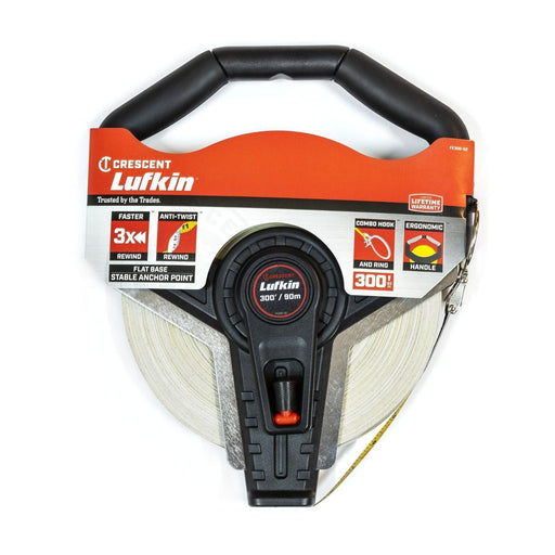 Lufkin | 1/2" x 300' Fiberglass Construction Long Tape - Pacific Power Tools