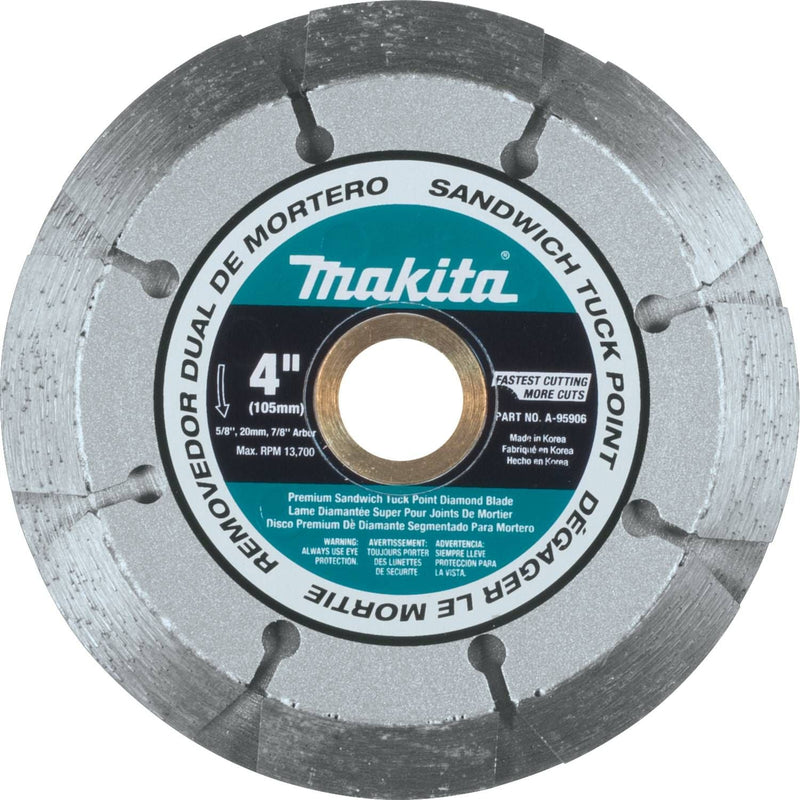 Makita | 4" Dual Sandwich Diamond Tuck Point Blade - Pacific Power Tools