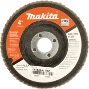 Makita 4" x 5/8" Flap Disc, Angled Type 29 - Pacific Power Tools