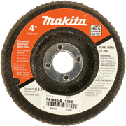 Makita 4" x 5/8" Flap Disc, Angled Type 29 - Pacific Power Tools