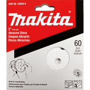 Makita 5" Round Abrasive Disc, Hook & Loop - Pacific Power Tools