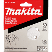 Makita 5" Round Abrasive Disc, Hook & Loop - Pacific Power Tools