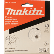 Makita 5" Round Abrasive Disc, Hook & Loop - Pacific Power Tools