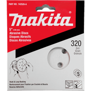 Makita 5" Round Abrasive Disc, Hook & Loop - Pacific Power Tools