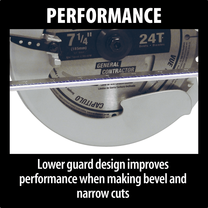 Makita (5007NK - R) 7 - 1/4" Circular Saw, 15 AMP, case (Factory Reconditioned) - Pacific Power Tools