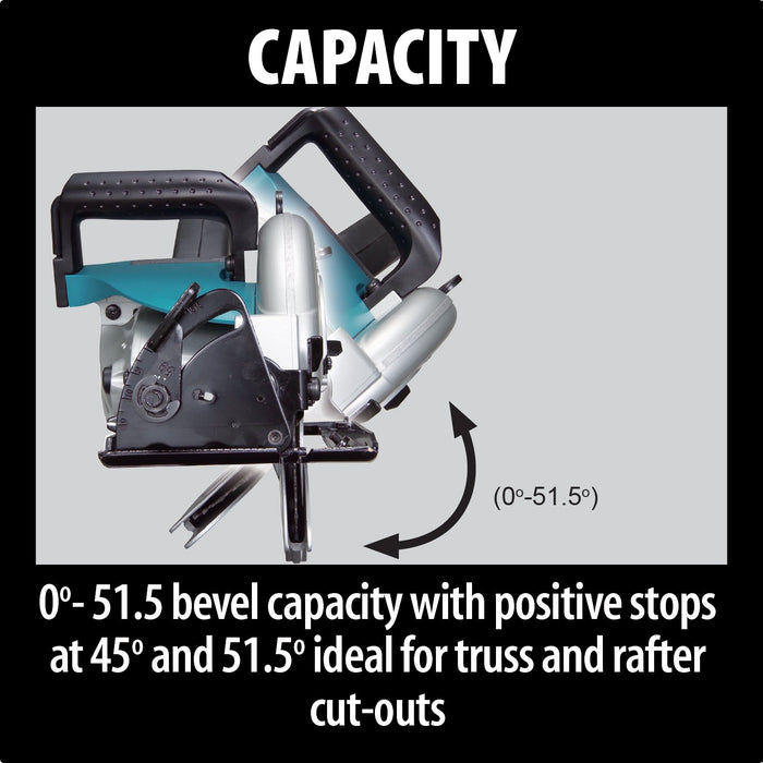 Makita (5477NB) 7‑1/4" Hypoid Saw (Factory Reconditioned) - Pacific Power Tools