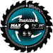 Makita | 7-1/4" 24T Max Efficiency Ultra-Thin Kerf Circular Saw Blade - Pacific Power Tools