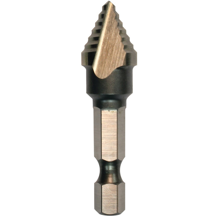 Makita (711495 - A) 1/2" H.S.S. Step Drill Bit, 1/4" Hex Shank - Pacific Power Tools