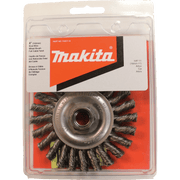 Makita (743211 - A) 4" Knot Cable Twist Wire Wheel, 5/8"‑11 - Pacific Power Tools