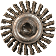 Makita (743211 - A) 4" Knot Cable Twist Wire Wheel, 5/8"‑11 - Pacific Power Tools