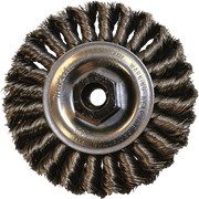 Makita (743212 - A) 4" Knot Twist Wire Wheel, 5/8"‑11 - Pacific Power Tools