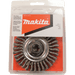 Makita (743213 - B) 4" Stringer Bead Twist Wire Wheel, Stainless, 5/8"‑11 - Pacific Power Tools