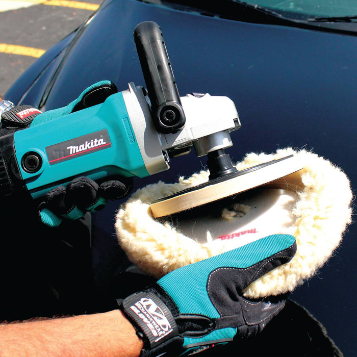 Makita (9227C - R) 7" Polisher, 10 AMP, 3,200 RPM, var. spd., loop and side handle (Factory Reconditioned) - Pacific Power Tools