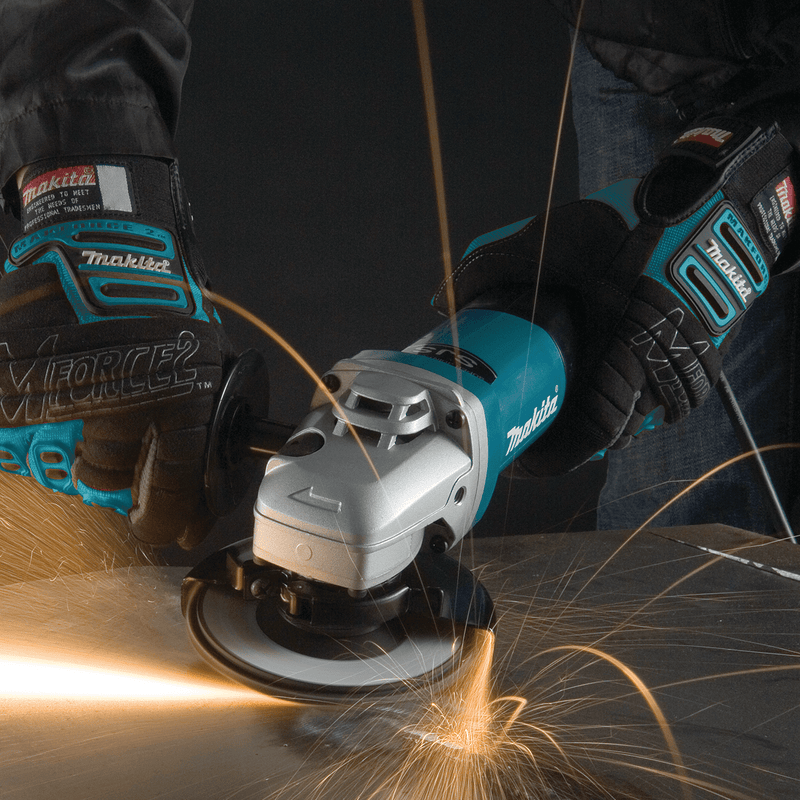 Makita (9564PC - R) 4‑1/2" SJS™ High‑Power Paddle Switch Angle Grinder (Factory Reconditioned) - Pacific Power Tools